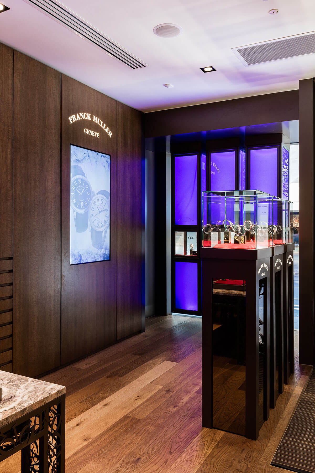 Franck Muller interior. A case study by Yarra Valley Commercial